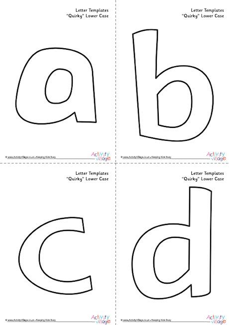 letter templates  case quirky