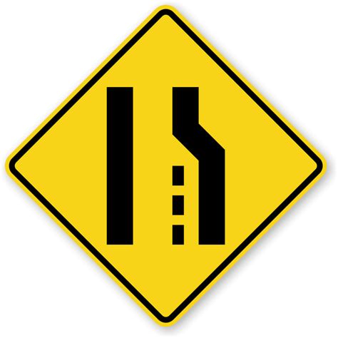 lane ends sign   sku
