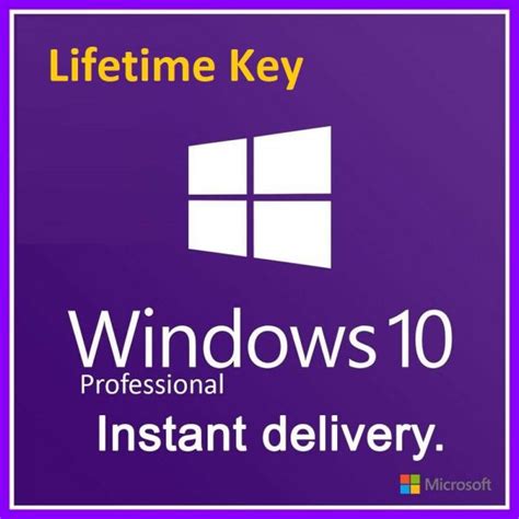microsoft windows 10 pro product key 32 64 bit genuine