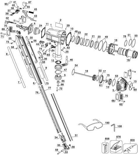 dewalt  parts list dewalt  repair parts oem parts  schematic diagram