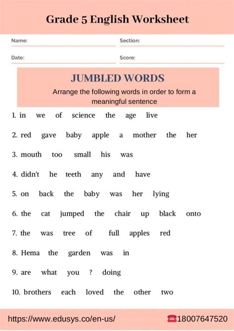 class  english grammar worksheets  answers worksheetsday