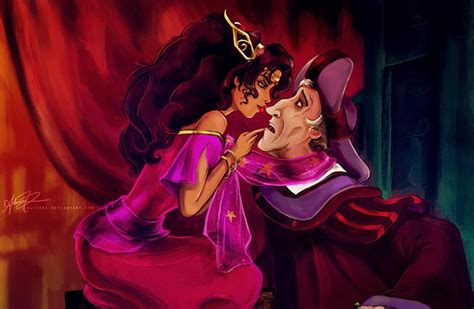 Alice X Zhang Disney Megara And Frollo Esmeralda Disney