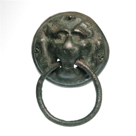 oud romeins brons leeuwenmasker applique catawiki