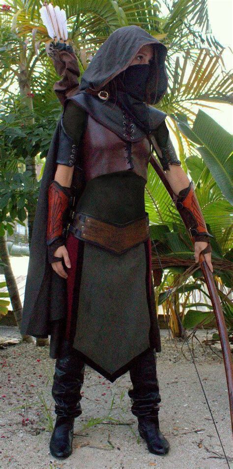 woman archer outfit very cute fantasy fashion warrior woman archer