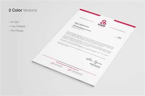 letterhead template  yellow images creative store