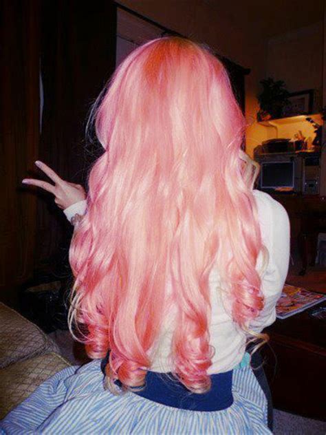 curly hair pink hair image 668437 on