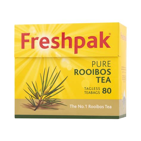 freshpak pure rooibos tea tagless teabags  pk woolworthscoza