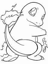 Pokemon Coloring Printable Pages Fire sketch template
