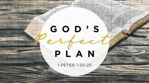 God’s Perfect Plan