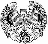 Celtic Norse Knot Welsh Celtiques Celtes Celte Celtique Cup Gaelic Tatuagem Nórdica Knots Motifs Knotwork Mandalas Mythological Pondal Suggests Lie sketch template