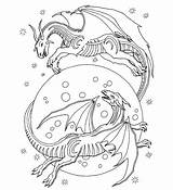 Coloring Pages Monster Fantasy sketch template