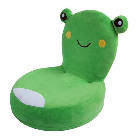 critter cushions flat frog childrens chair