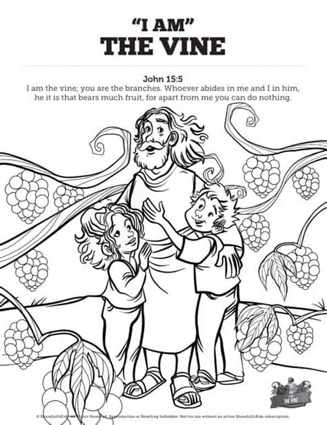 john     vine sunday school coloring pages sharefaith media