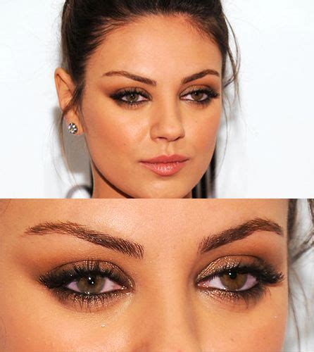 Mila Kunis Stunning Eye Makeup Eyemakeuphazel Hazel Eye Makeup