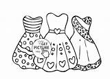 Coloring Pages Dress Dresses Girls Printable Girl Cool Elementary Lace Clothes Drawing Polka Mannequin Dot Students Kids Print Color School sketch template