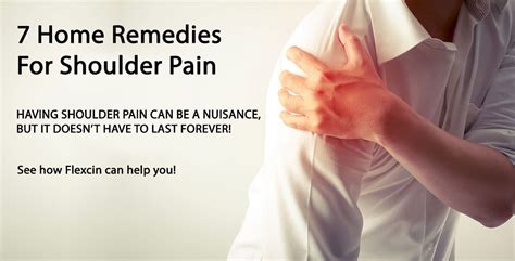 home remedies  shoulder pain flexcin