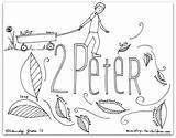 Peter Coloring Bible Children Ministry Book Pages Printable Kids Sunday School Choose Board sketch template