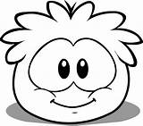 Puffle sketch template