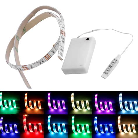 battery operated cm rgb led strip light waterproof craft hobby light hot selling