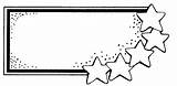 Name Tag Clipart Star Tags Clip Template Border Nametag Coloring Plate Cliparts Pages Stars School Label Color Mormon Library Printable sketch template