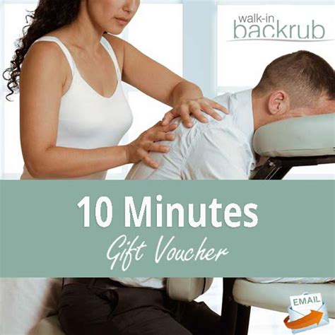 10 minutes massage t voucher