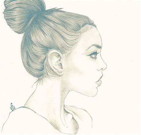 female face side view drawing reference  sketches  artists