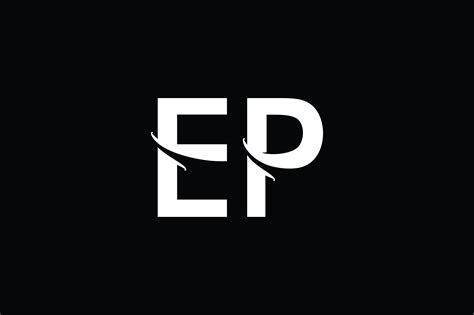 ep monogram logo design  vectorseller thehungryjpeg