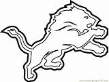 Lions Detroit Coloring Logos Pages Nfl Color Coloringpages101 Sports Getdrawings sketch template
