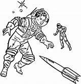 Astronaut Coloring Pages Kids Printable sketch template