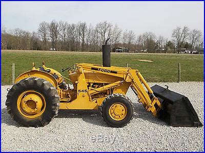 ford  tractor front hydraulic loader diesel nice  mowers tractors