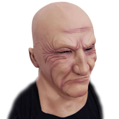 Masks Realistic Latex Old Man Mask Male Disguise Halloween Fancy Dress