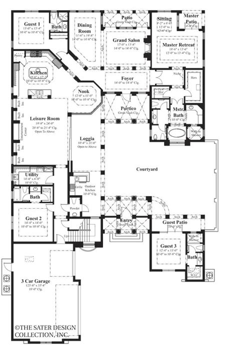 images  courtyard homes home sweet home  pinterest luxury house plans