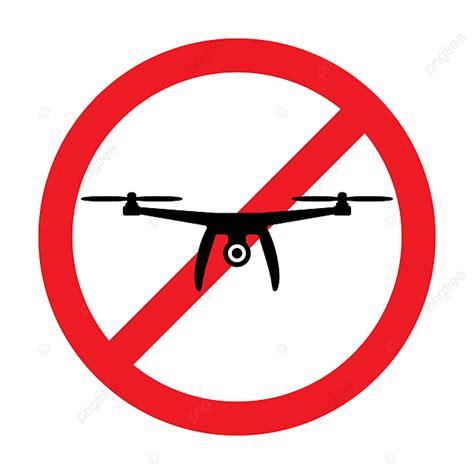gambar tidak  ilustrasi vektor tanda peringatan zona drone terbang kontrol langit melarang