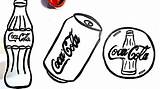 Cola Coca sketch template
