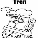Train Locomotoras Colorign Trenes sketch template