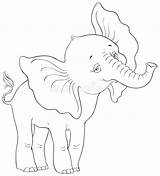 Farbtonseite Coloritura Fumetto Bambino Diritta Elefante Sveglio Trauben расцветки Netten страница Stehende младенца слона sketch template