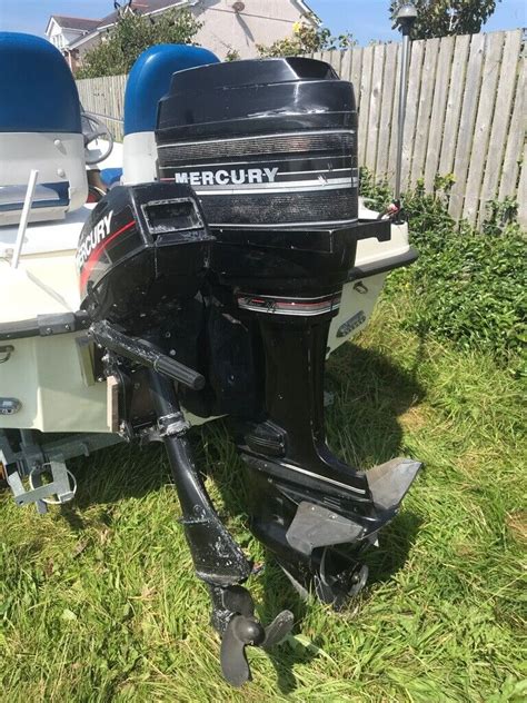mercury classic fifty hp outboard complete  smaller auxiliary engine  engines