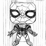 Homecoming Coloring Pages Spider Man Suit Spiderman Drawing Printable Draw Largest Custom Getdrawings Getcolorings sketch template