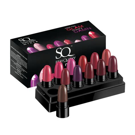 stay quirky lipstick minis multi colored love marks set   mini