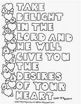 Coloring Lord Psalm Delight Printable Pages 37 Kids Bible Take Coloringpagesbymradron Psalms Sheets Verse Adult Sunday School Adron Mr Book sketch template