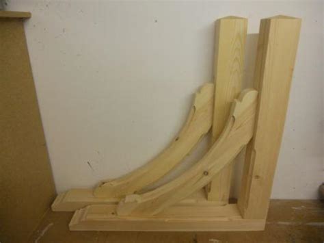 wooden gallows brackets diy materials ebay