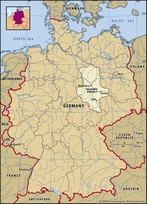 saxony anhalt history map population cities facts britannica