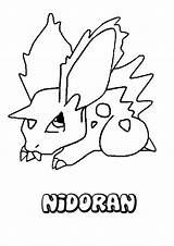 Pokemon Coloring Pages Nidoran Nidoking Color Print Kids Hellokids Ex Printable Cards Colouring Bestcoloringpagesforkids Template Getcolorings sketch template