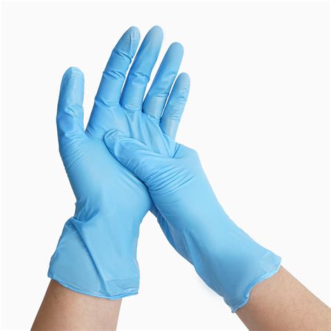 synthetic blue disposable gloves mosu disposable gloves