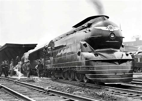 pennsylvania railroad photo prr  steam locomotive pacific
