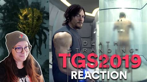 reaction death stranding tgs gameplay footage full youtube