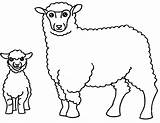 Colorat Planse Oaie Animale Domestice Desene Oi Fise Copii Miel Oaia Gradinita Lucru Miei Vaca Educative Mamifere Sheep Craciun Porc sketch template