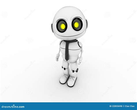 white robot stock illustration illustration  robot
