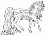 Horse Pages Coloring Friesian Getcolorings Realistic sketch template