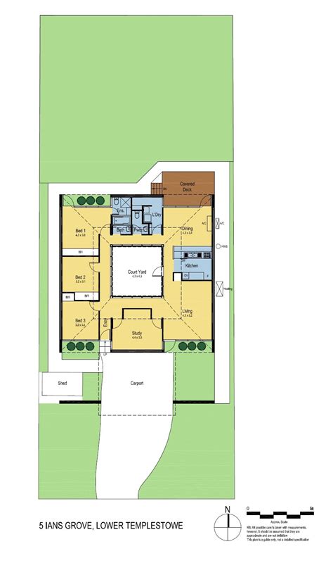 central courtyard house plans floor plans house